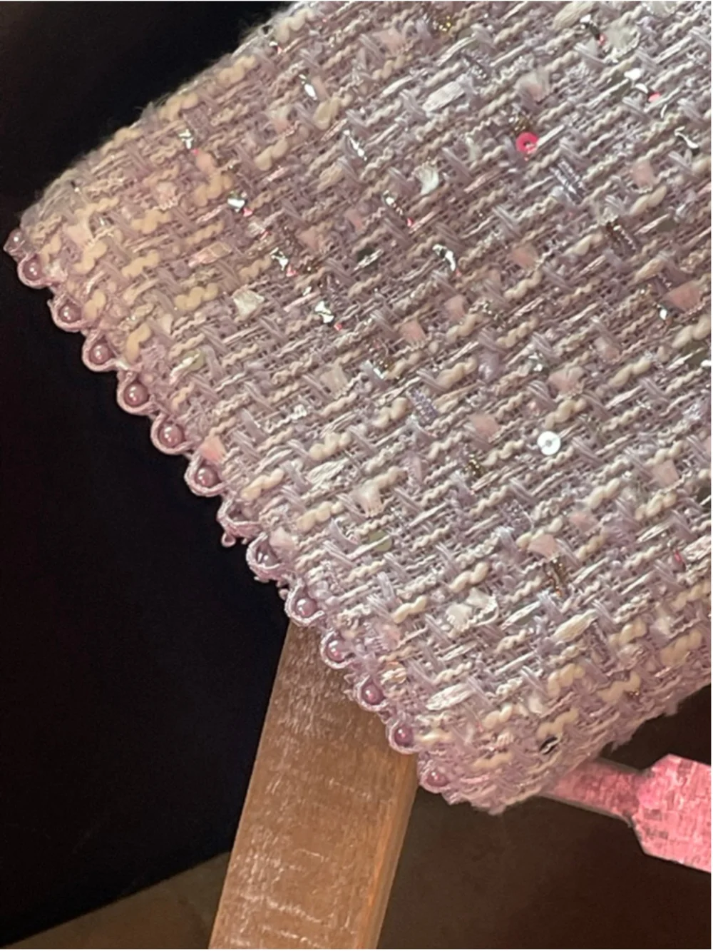 Tutu Du Monde Penelope Coquette Pastel Tweed Jacket Pearl Flower Button Size 4